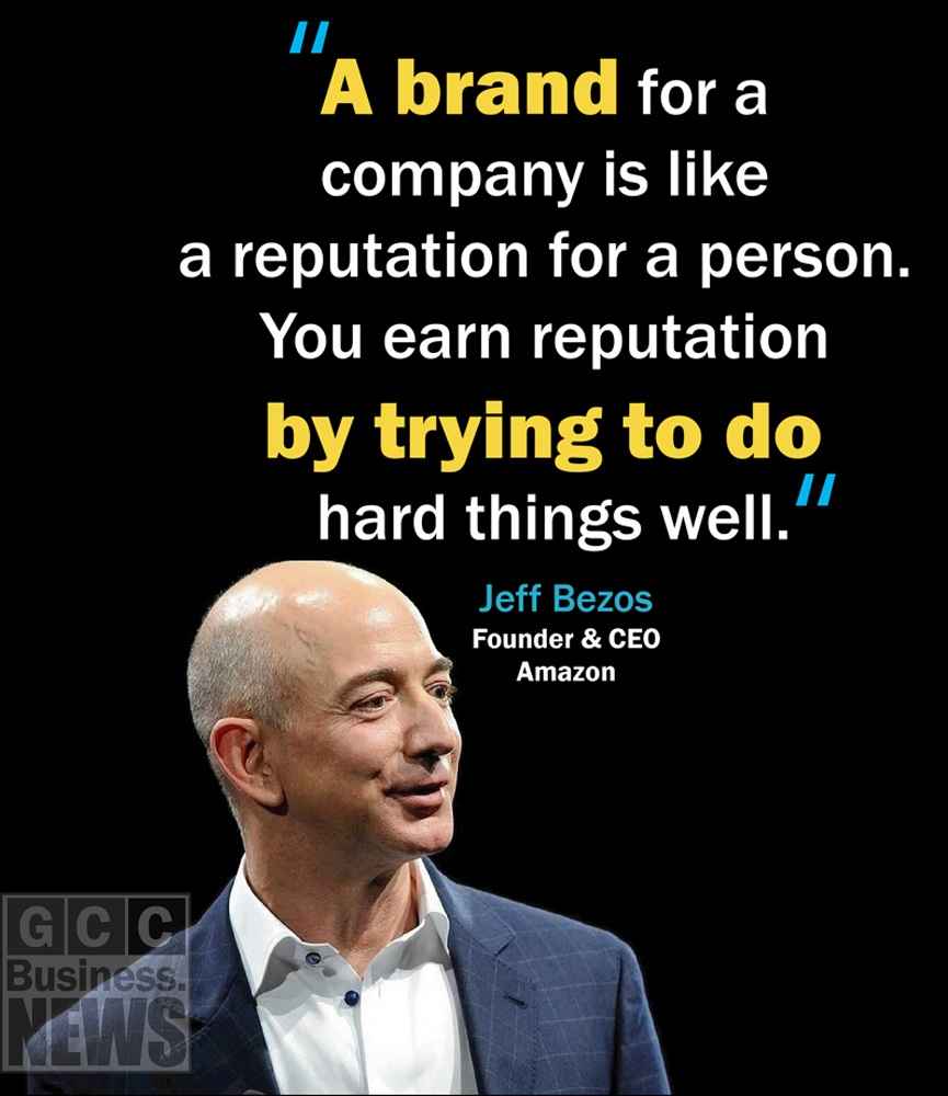 Jeff bezos about Good brand name
