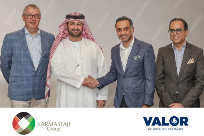 Valor Hospitality Partners teams up with Dubai-based Karmastaji Group