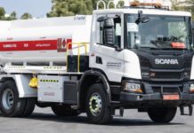 Shell Oman mobile fuel tanker