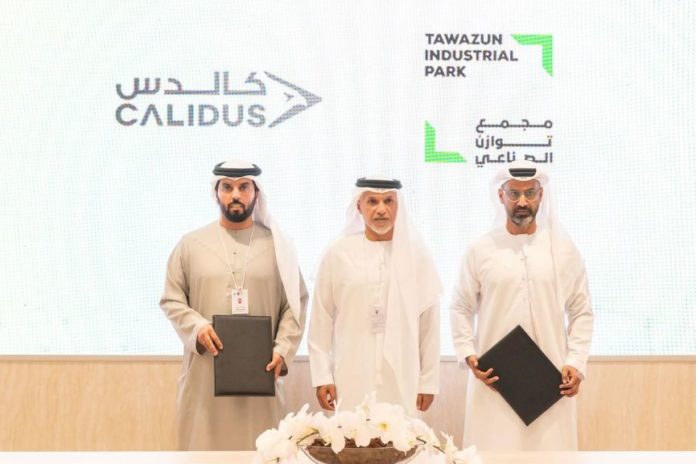 Tawazun Industrial Park and Calidus partnership Tawazun Industrial Park and Calidus partnership