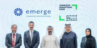 Emerge solar PV plant for Tawazun Industrial Park