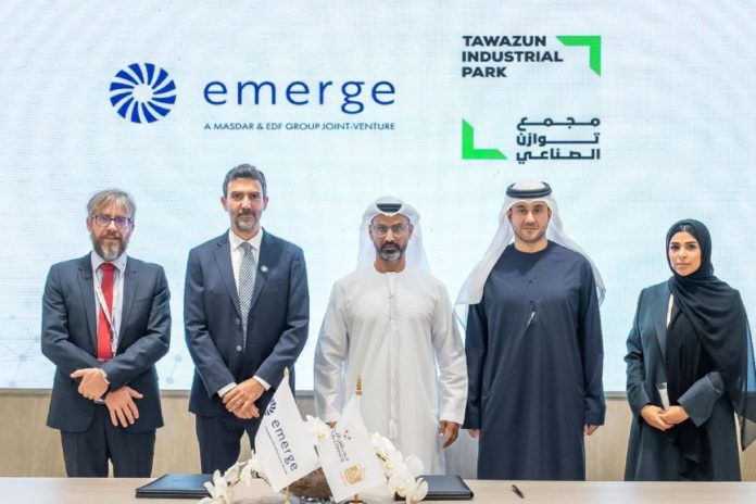 Emerge solar PV plant for Tawazun Industrial Park