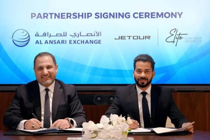 Al Ansari Exchange enters year-long partnership with Jetour UAE