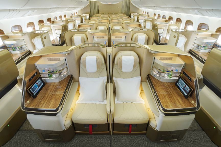 Emirates business class
