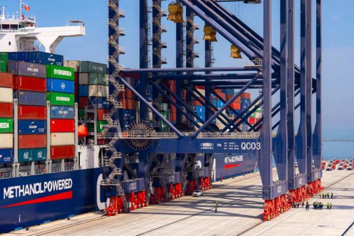 CMA CGM Iron port call in Abu Dhabi