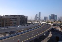 RTA bridge connecting Jumeirah to Al Mina Street