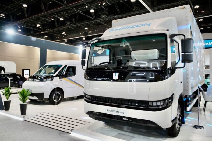 Farizon H9E electric truck in UAE