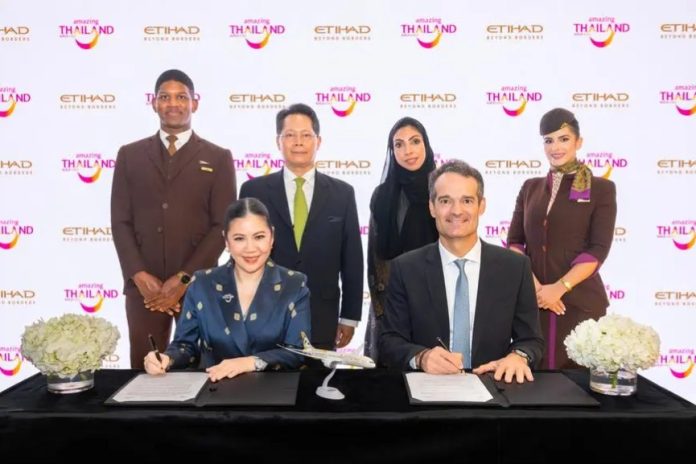 Etihad Airways inks MoC with Tourism Authority of Thailand