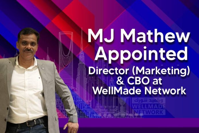 MJ Mathew Joins WellMade Network MJ Mathew Joins WellMade Network