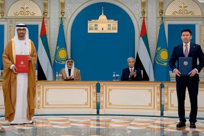 Masdar renewable energy projects in Kazakhstan