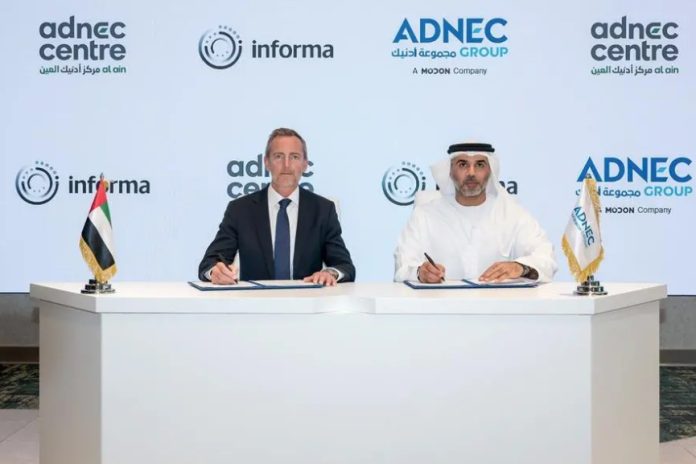 ADNEC Group, Informa partner