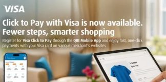 Click to Pay service for QIB Visa cardholders