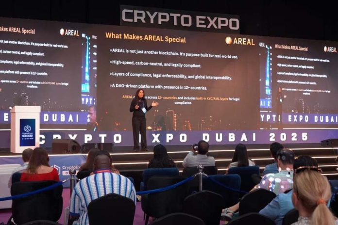 Areal Chain launch at Crypto Expo Dubai 2025