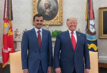 HH Amir and Donald Trump discuss latest developments