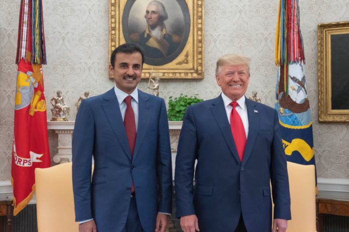 HH Amir and Donald Trump discuss latest developments HH Amir and Donald Trump discuss latest developments