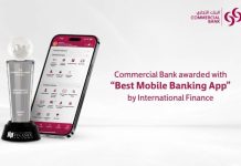 Commercial Bank Best Mobile Banking App award
