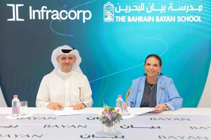 Infracorp partners with Bahrain Bayan School