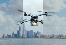 Drone parcel delivery in Abu Dhabi