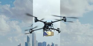 Drone parcel delivery in Abu Dhabi