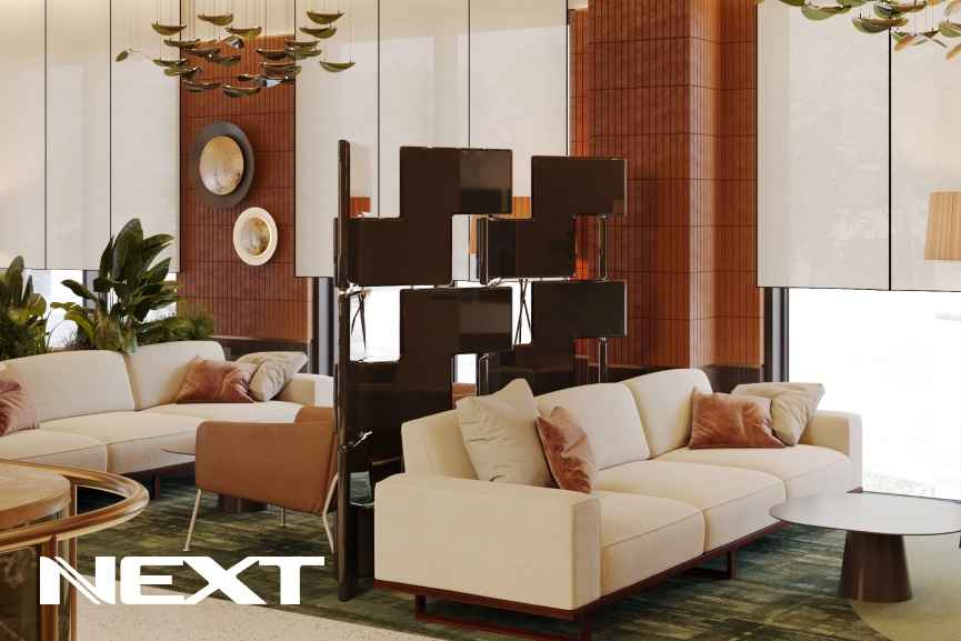 Luxury residence and skyline of Tbilisi Downtown by NEXT