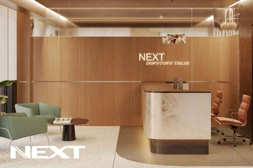 Luxury residence and skyline of Tbilisi Downtown by NEXT