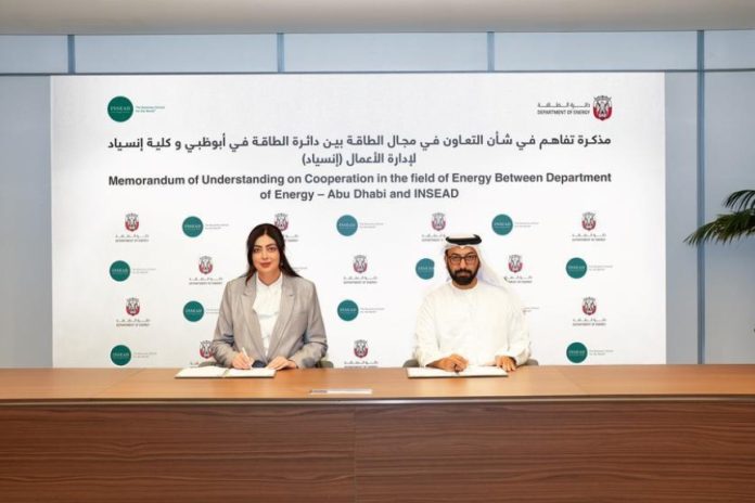 Abu Dhabi DoE partners with INSEAD