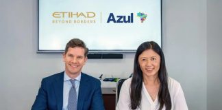 Etihad Airways partners with Azul