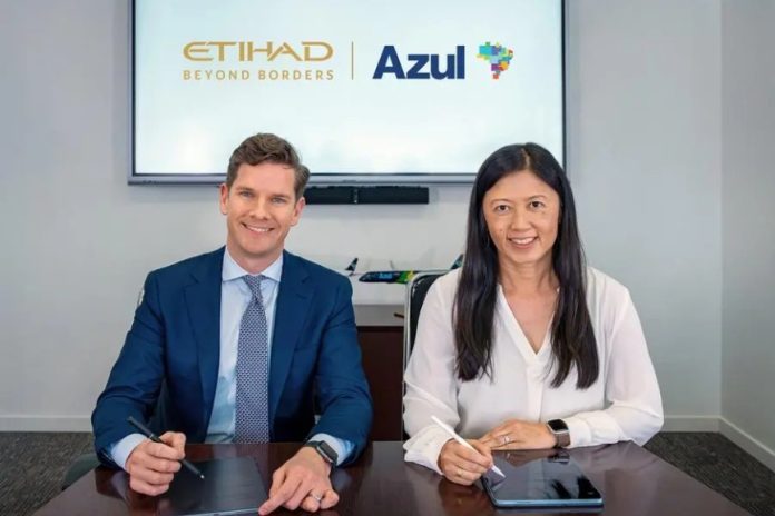 Etihad Airways partners with Azul