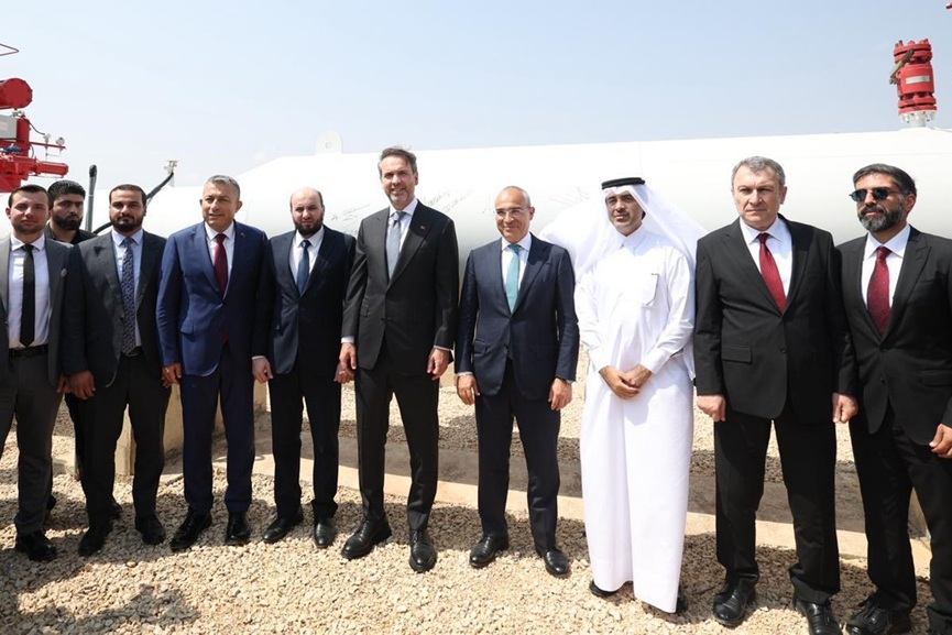 Gas flow to Syria begins with inauguration of Turkiye-Syria Pipeline