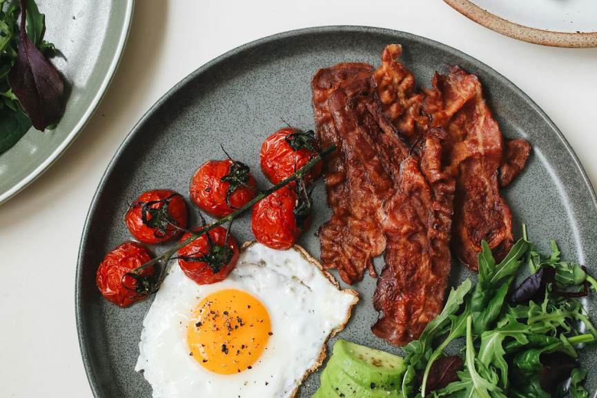 Bacon and eggs