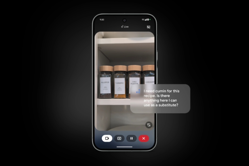 Gemini Live visual guidance