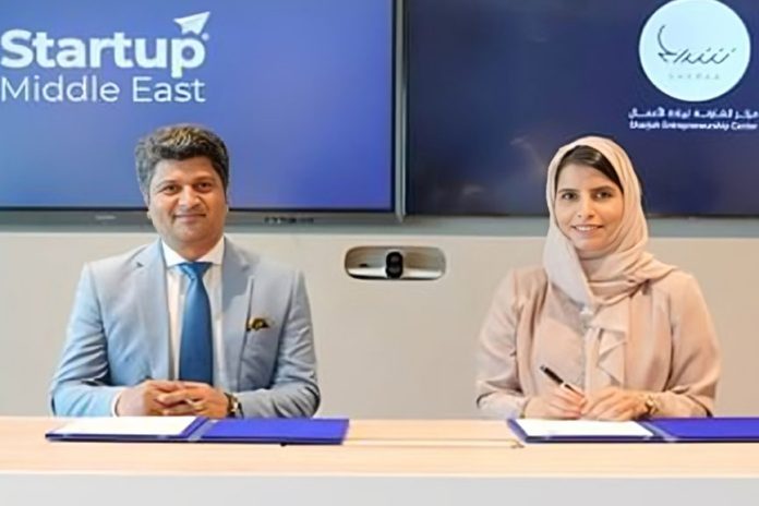 Sheraa and Startup Middle East MoU