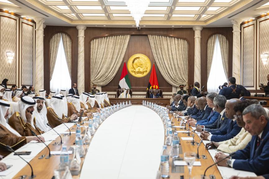 UAE President visits Angola