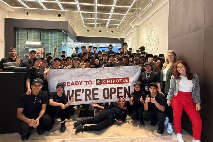 Chipotle new restaurant in UAE
