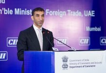 UAE Foreign trade minister in India