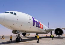 FedEx nonstop flight to Saudi