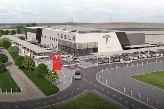 Tesla Experience Center on Yas Island