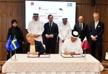 Qatar, Sweden ink deal for Qatari-Swedish Joint Business Council