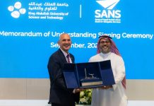 SANS-KAUST sign aviation sector deal