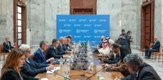 Saudi Commerce ministry delegation in Rome
