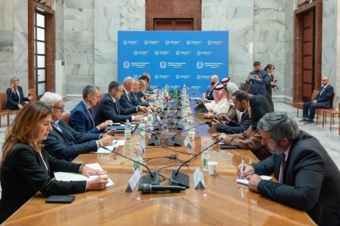 Saudi Commerce ministry delegation in Rome