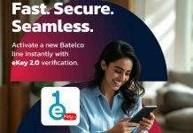 eKey 2.0 integrates into Batelco App