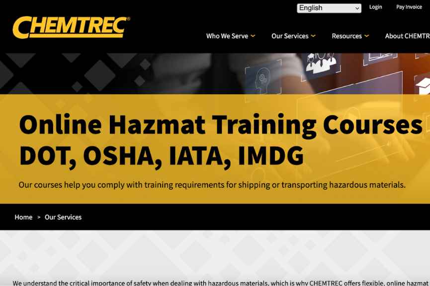 ChemTrec-Top Hazmat Training for Small Business Compliance