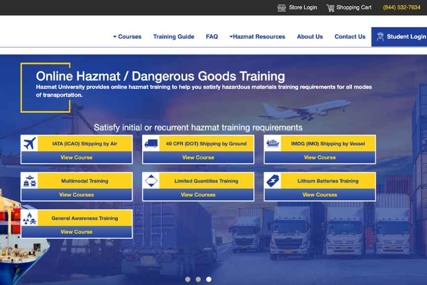 Hazmat University-Top Hazmat Training for Small Business Compliance