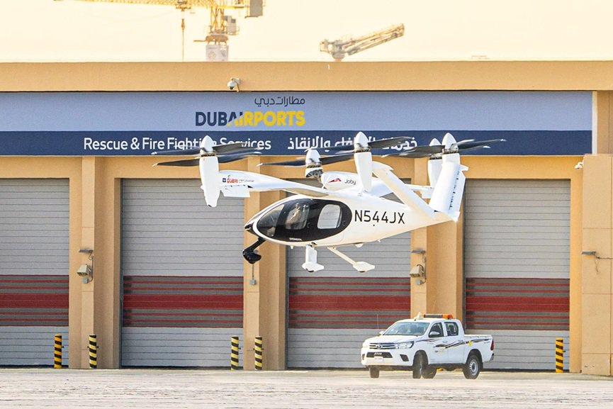 Dubai RTA takes off 1st eVTOL taxi flight with Joby Aviation