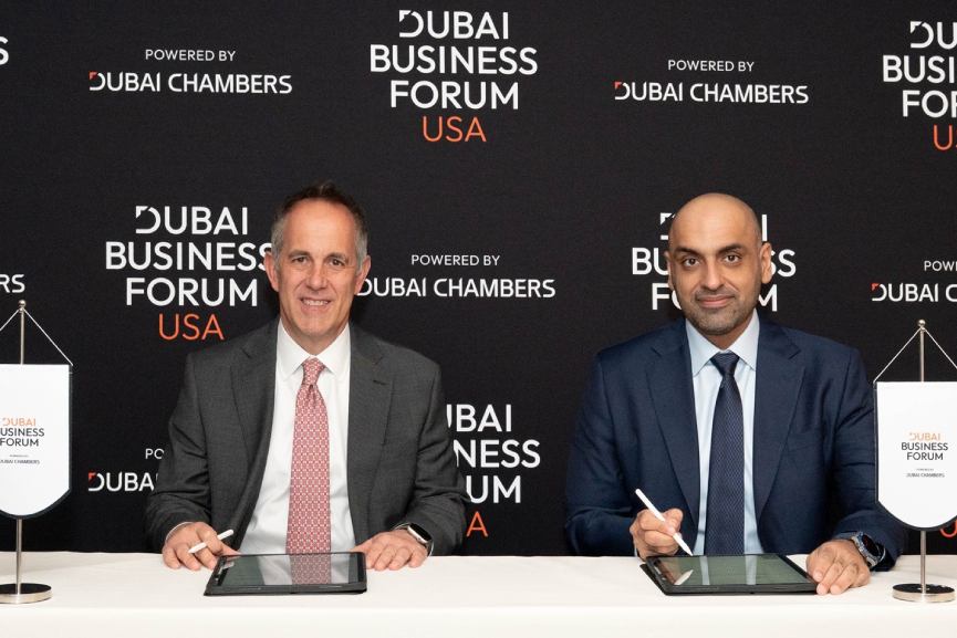 Dubai Chambers signs MoU with LA Area Chamber of Commerce