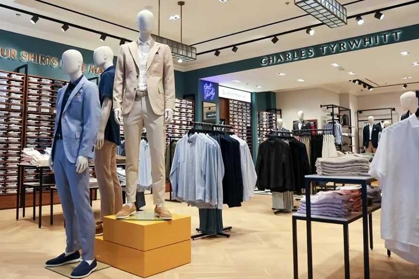 British menswear brand Charles Tyrwhitt opens its 1st store in Dubai