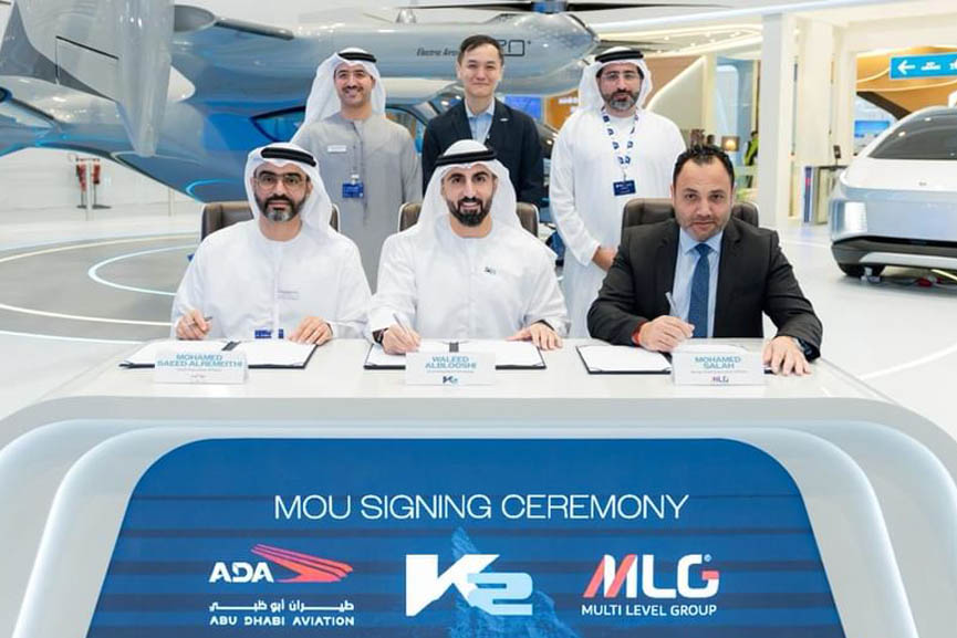 K2 unites with Abu Dhabi Aviation Group and Multi Level Group