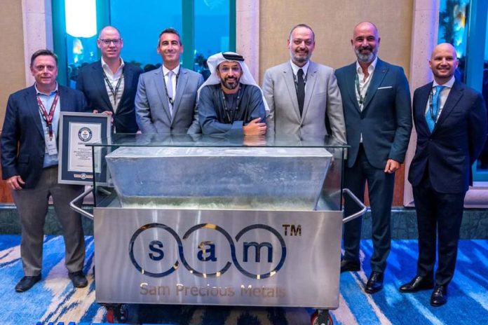 DMCC unveils record-breaking silver bar