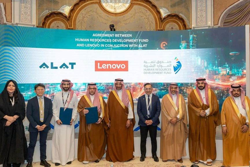 Saudi HRDF signs workforce development agreement with Lenovo